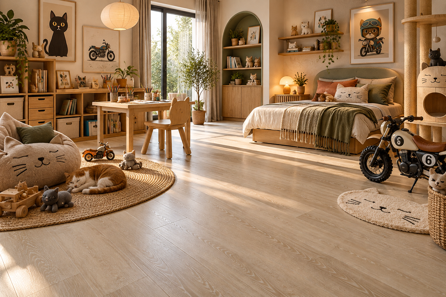 Piso SPC Click de 4 mm, modelo Majestic Sands