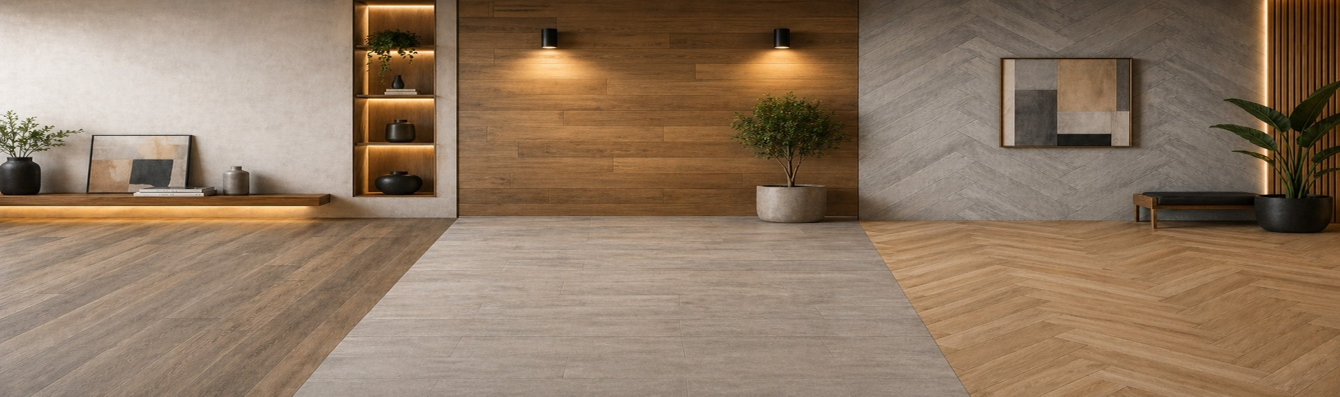 Muestras de instalación de LVT en Showroom