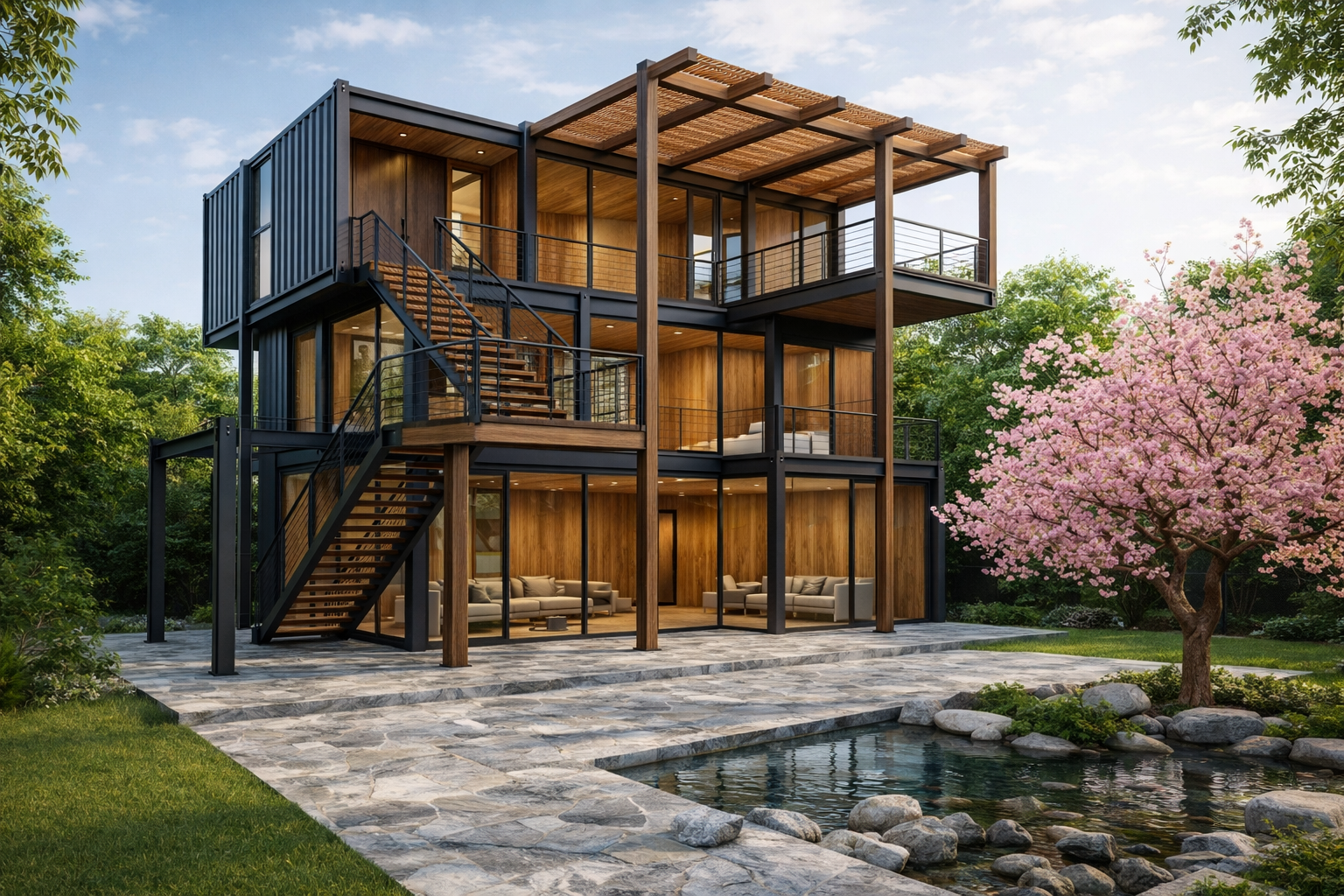 Gris perla en porcelanato para piso exterior