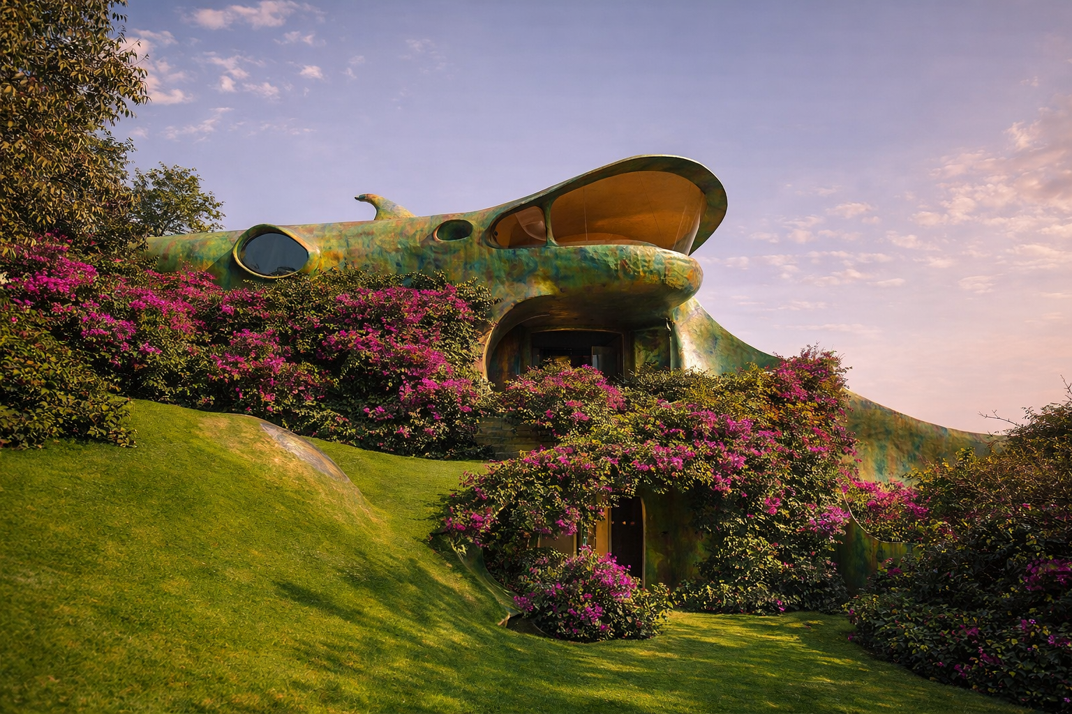 Casa Orgánica de Javier Senosiain - Arquitectura orgánica