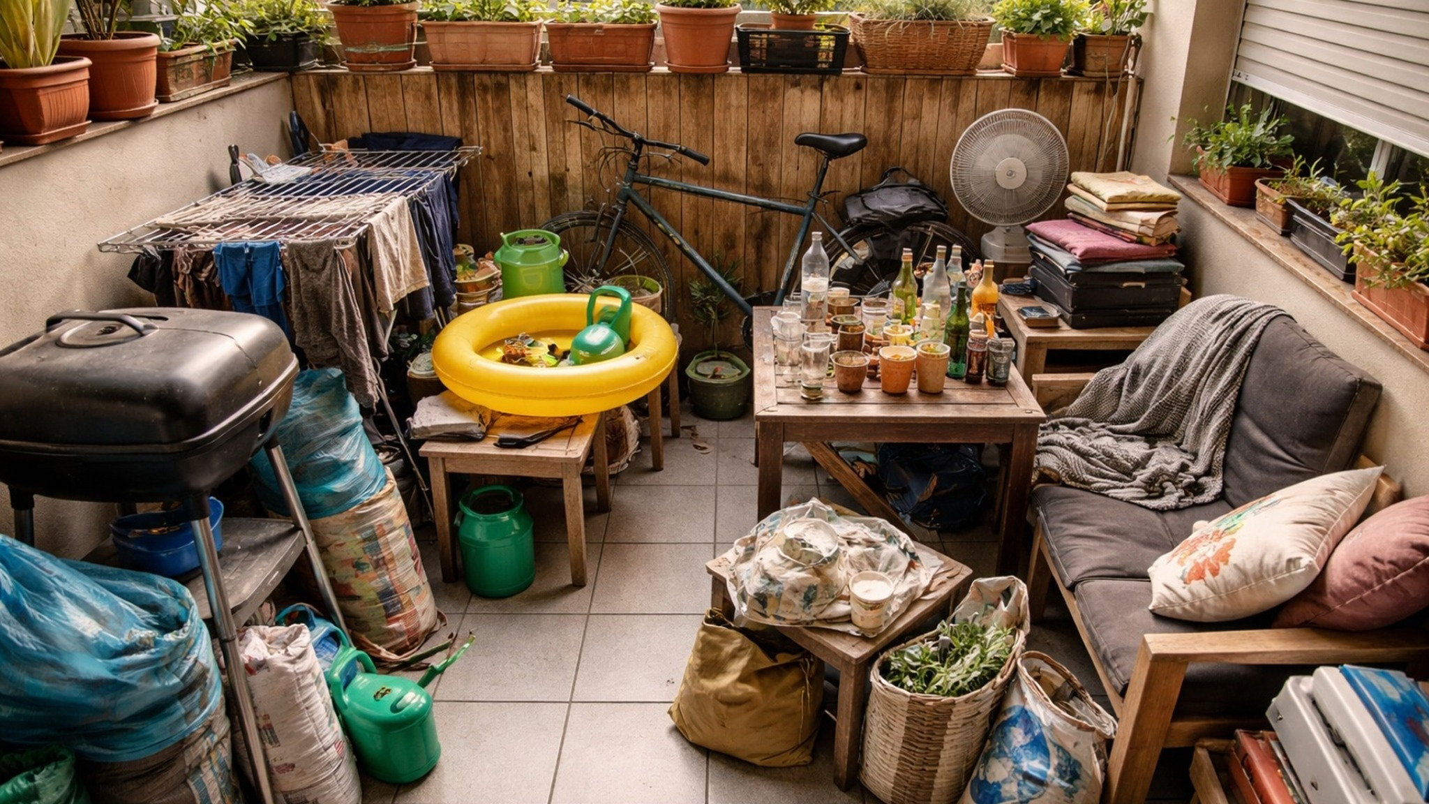 Cuando la terraza juega encontra de tu espacio