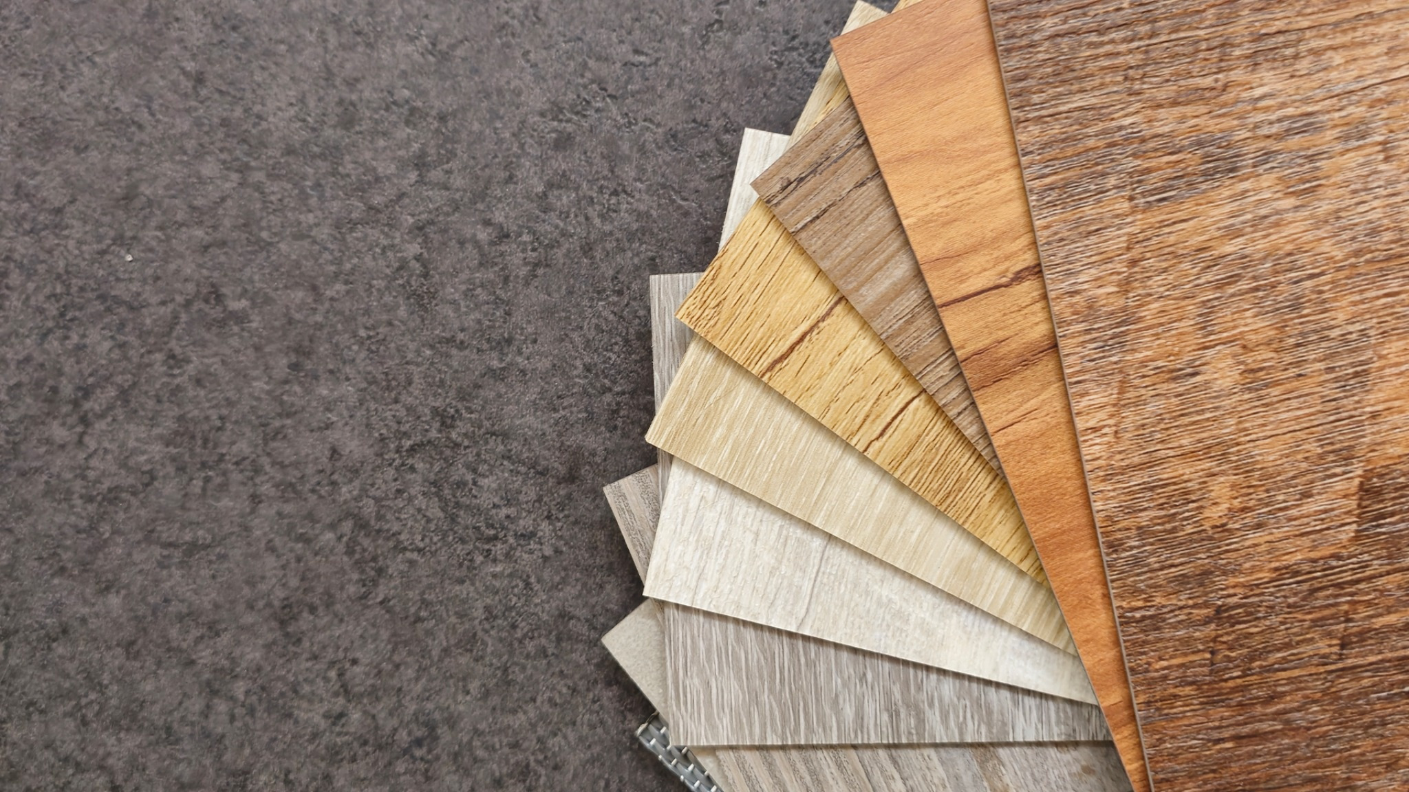 Muestrario de piso vinílico LVT