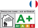 emissions dans l'air interieur A+
