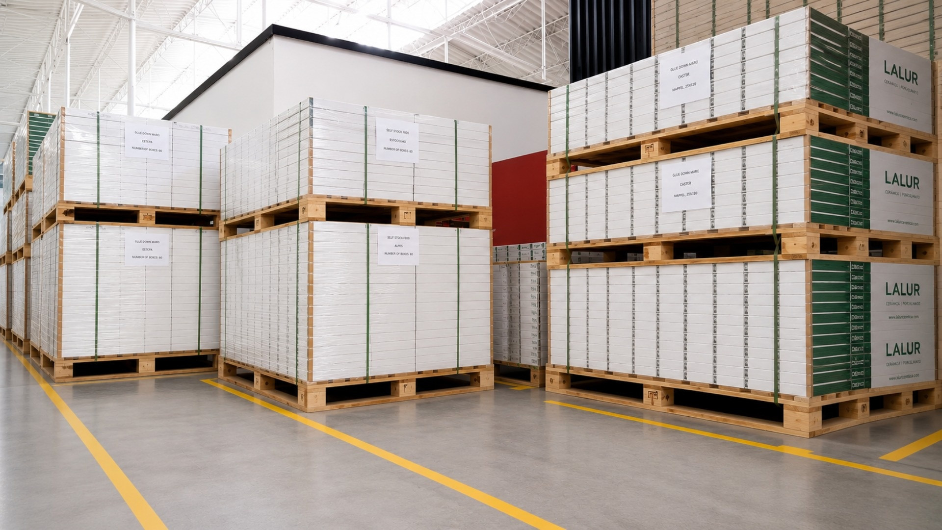 Nuestros almacenes cuentan con stock inmediato de LVT para tu proyecto