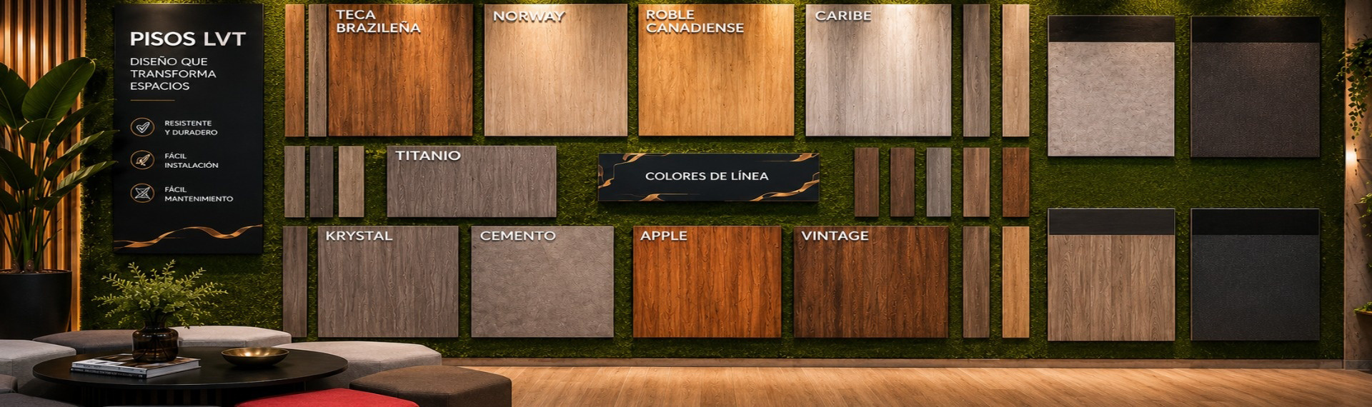 ¡Showroom LALUR abierto! ¡Conoce nuestra colección de piso vinílico LVT!