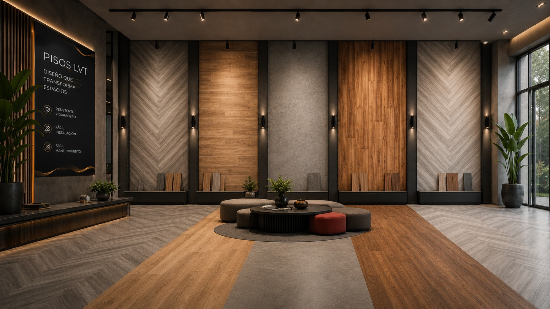 Showroom de LVT 3mm: piso vinílico para tráfico de mediana intensidad ¡Showroom LALUR abierto! ¡Conoce nuestra colección de piso vinílico LVT 3 mm!