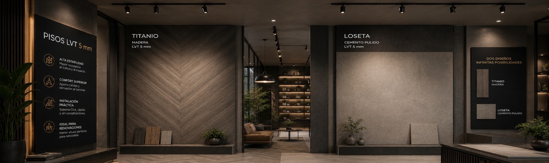 ¡Showroom LALUR abierto! ¡Conoce nuestra colección de piso vinílico LVT 5 mm!