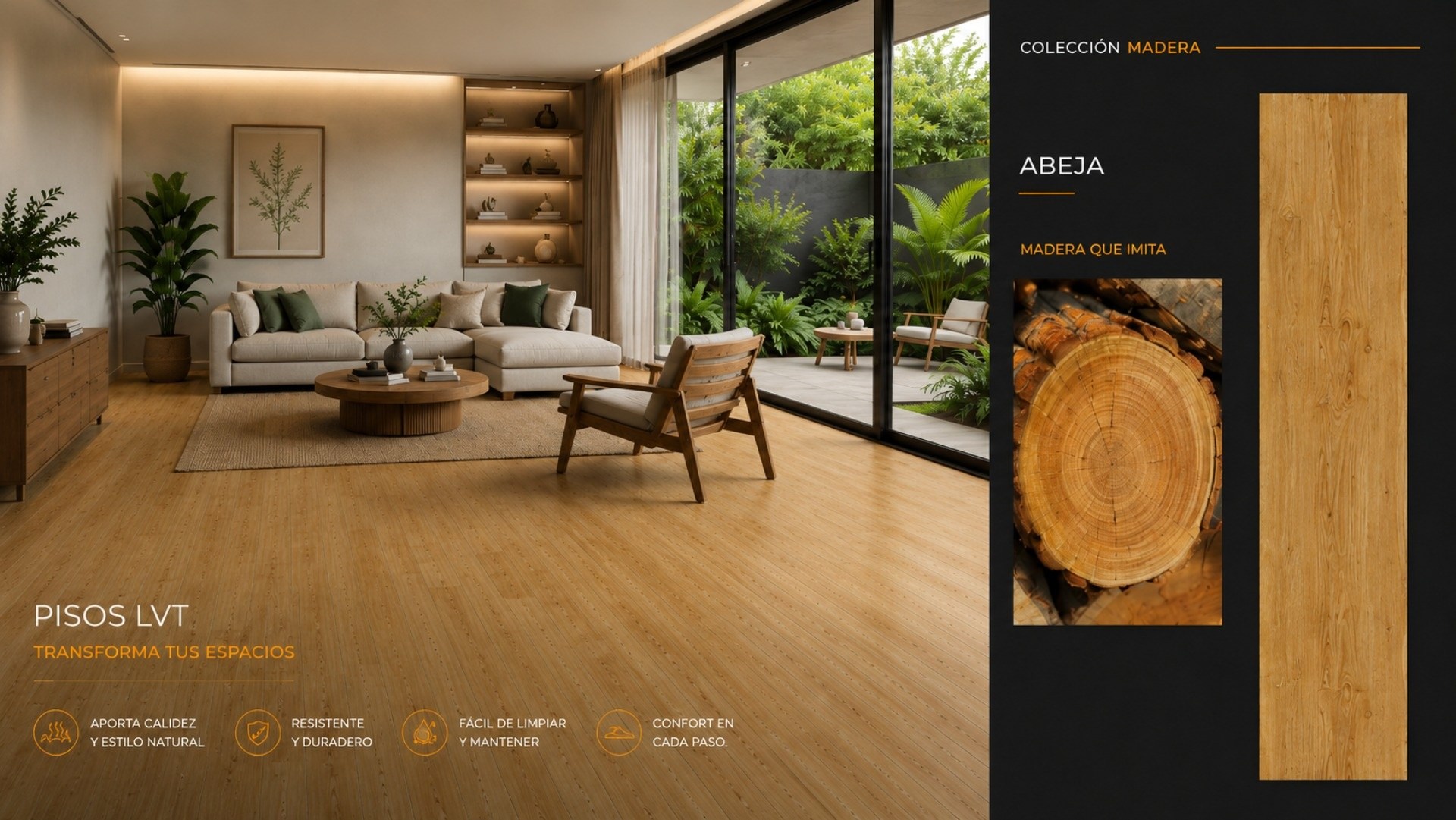 Conoce nuestra duela LVT autoadhesivo estilo nórdico en nuestro Showroom LALUR