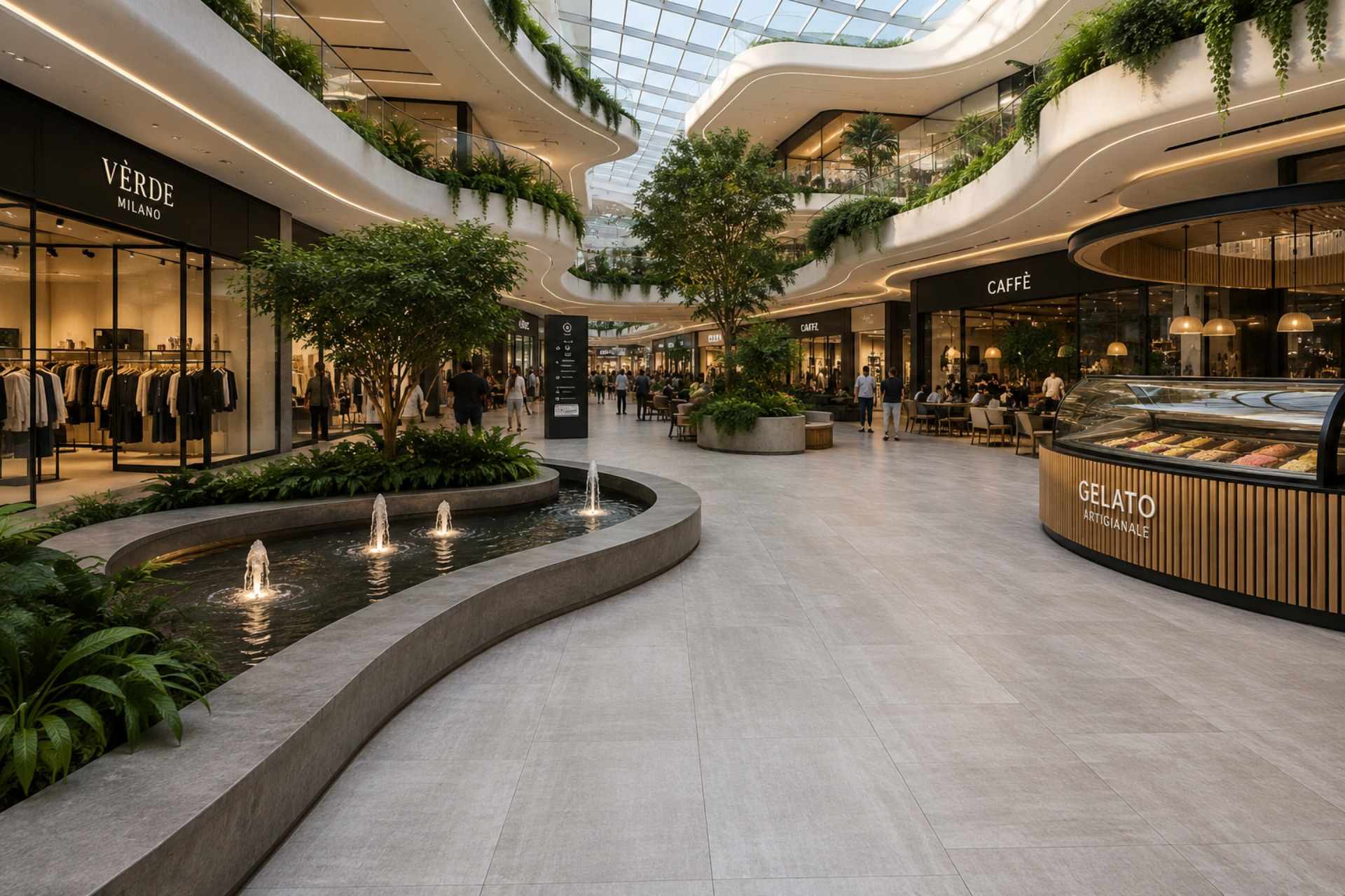 Proyecto con porcelanato gran formato