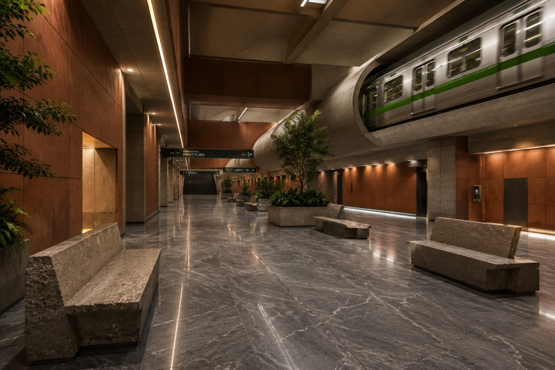 Proyecto con porcelanato gran formato
