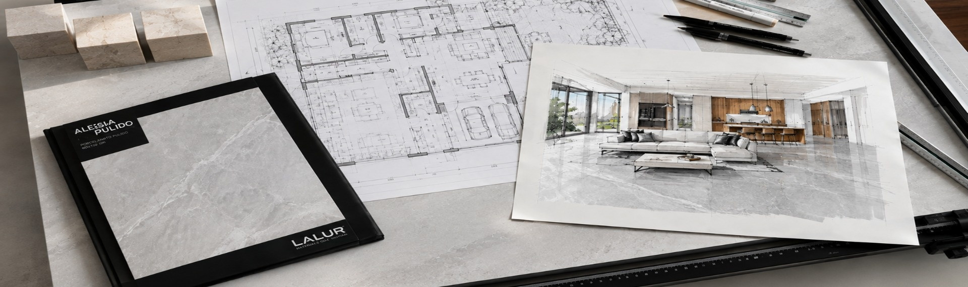 Descubre con qué estilo, texturas, materiales y paletas cromáticas el porcelanato 60x60 brillante de tu preferencia adquiere más vida para tu espacio