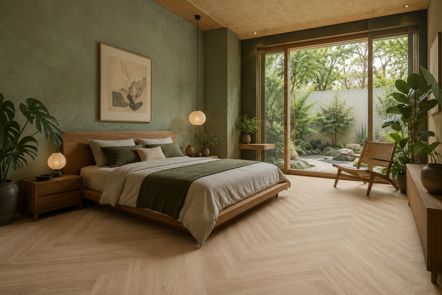 Sala con piso autoadhesivo Alpes
