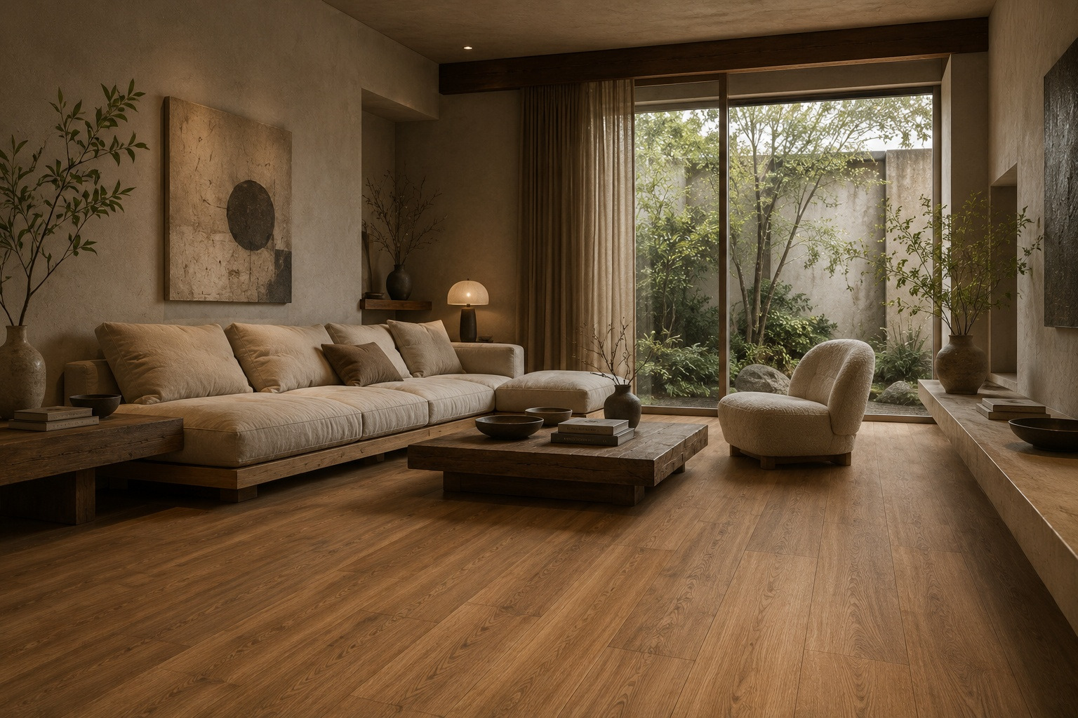 Sala con piso autoadhesivo Estocolmo