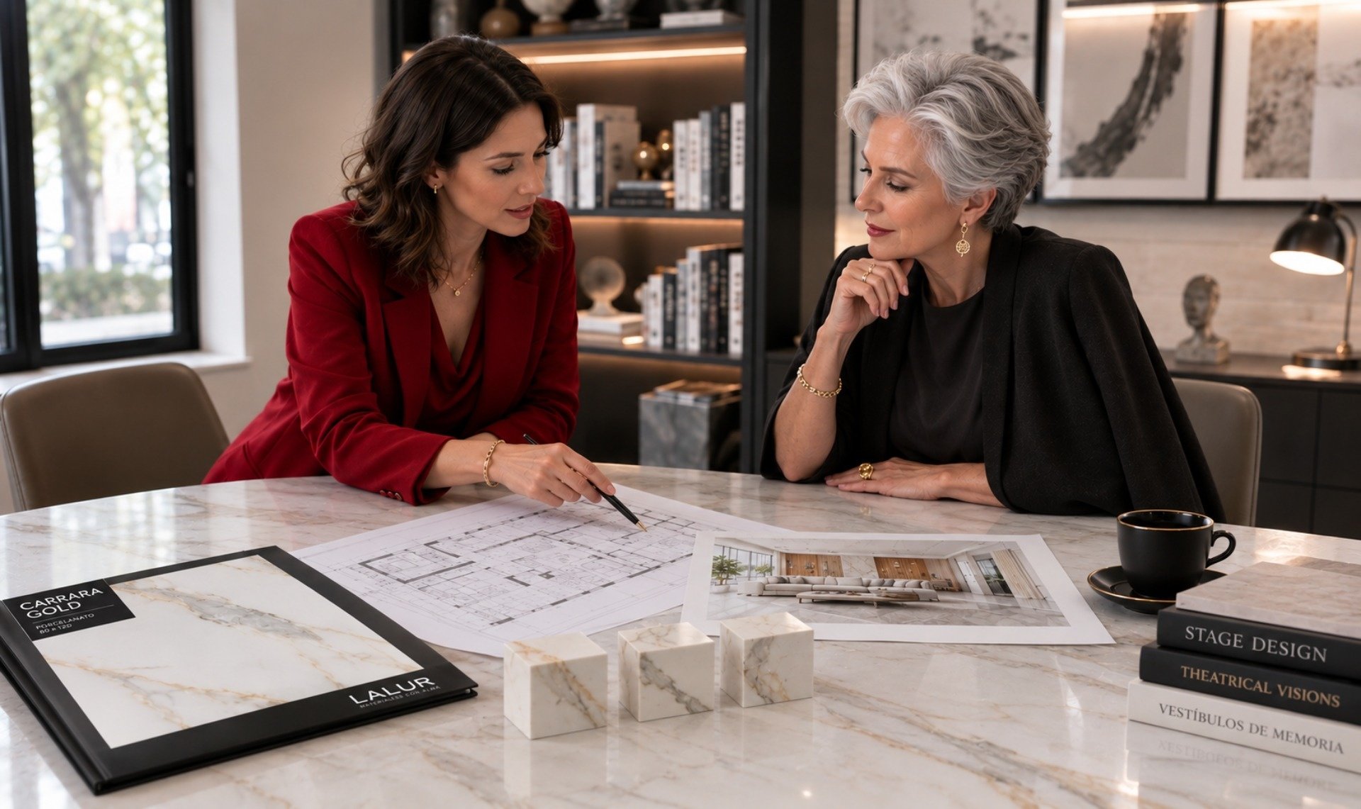 Estamos preparados para cubrir proyectos a gran escala con porcelanato gran formato pulido Carrara Gold