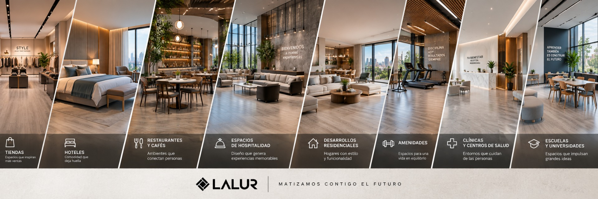LVT para proyectos de gran envergadura: hoteles, hospitales, malls, desarrollos residenciales y centros educativos
