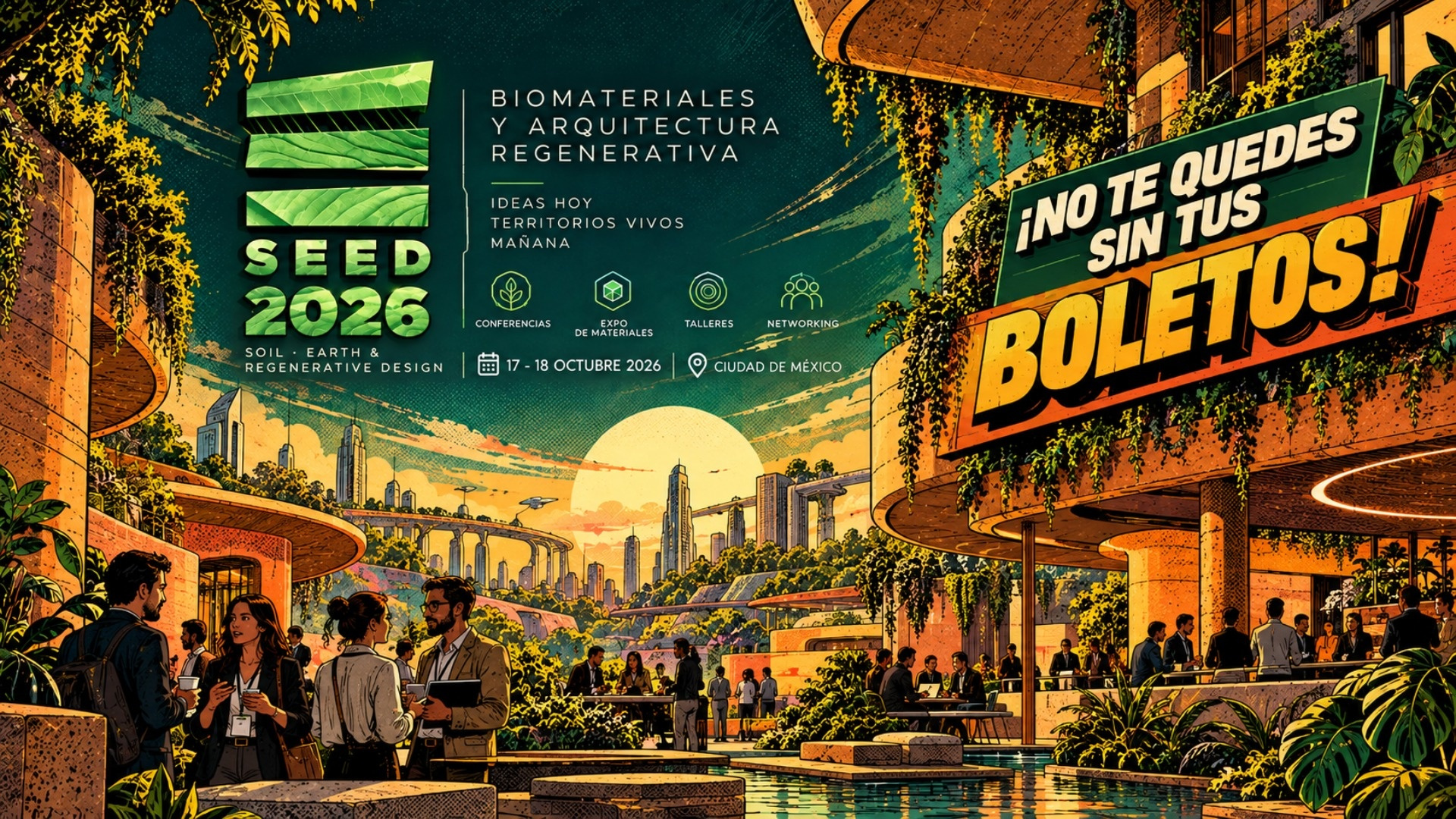 No te quedes sin tus boletos: sé partícipe de la charla sobre biomateriales organizada por el Colectivo SEED