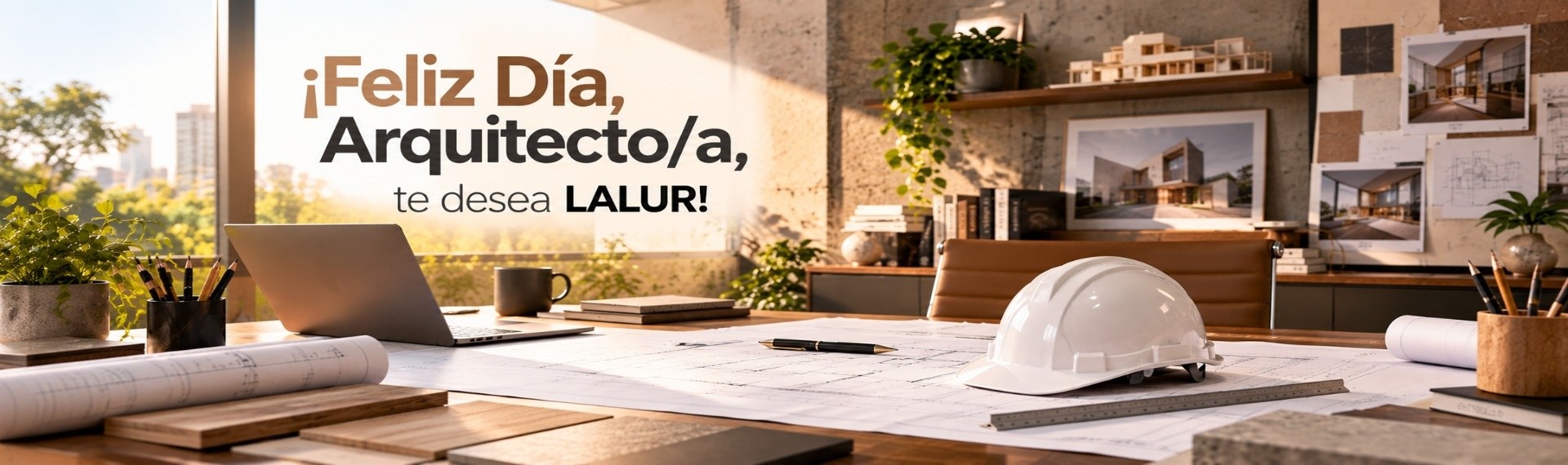 En LALUR te deseamos un feliz día, arquitecto y arquitecta. ¡Construyamos el futuro juntos!