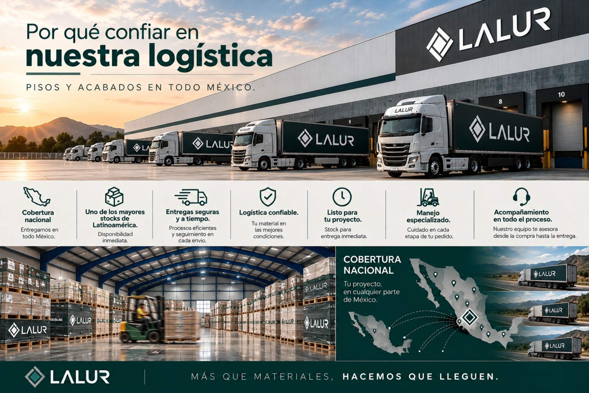 Los almacenes de LALUR cuentan con stock de pisos SPC para los requerimientos de tu proyecto