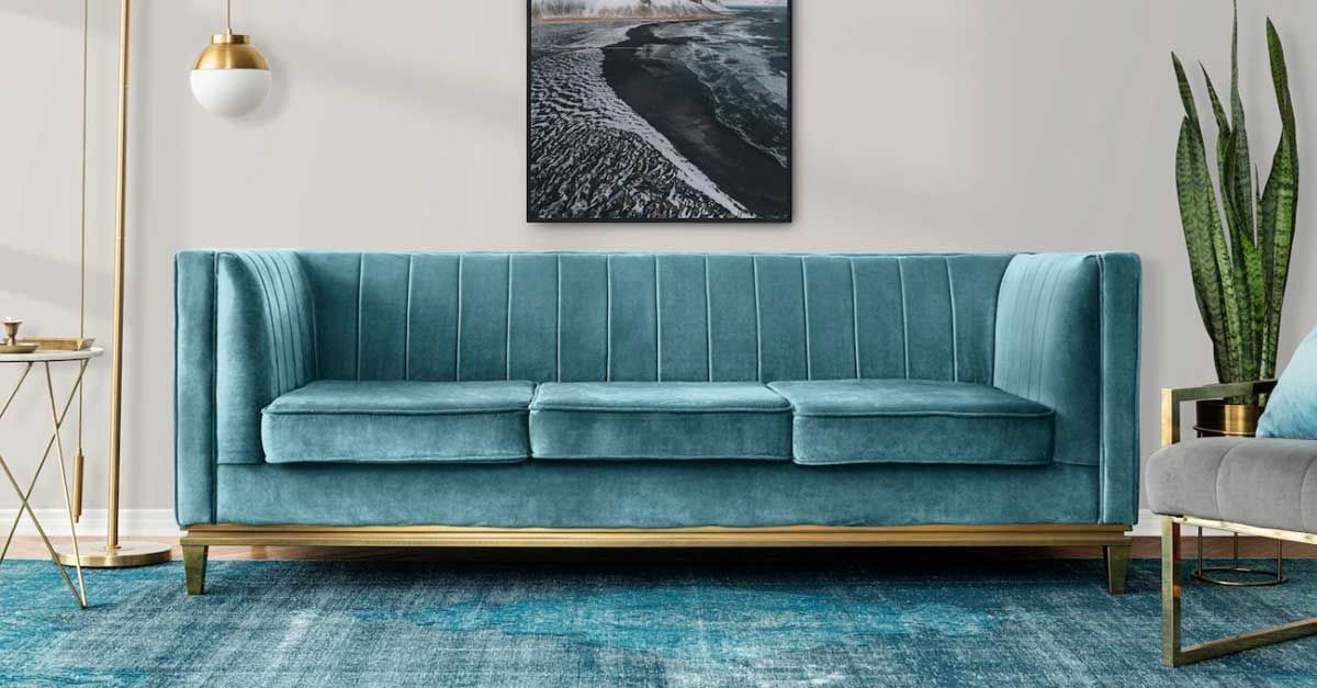 En esta sala predomina el azul turquesa, símbolo de pureza y frescura, además, la textura en gamuza y alfombra contrasta para crear una experiencia altamente sensitiva