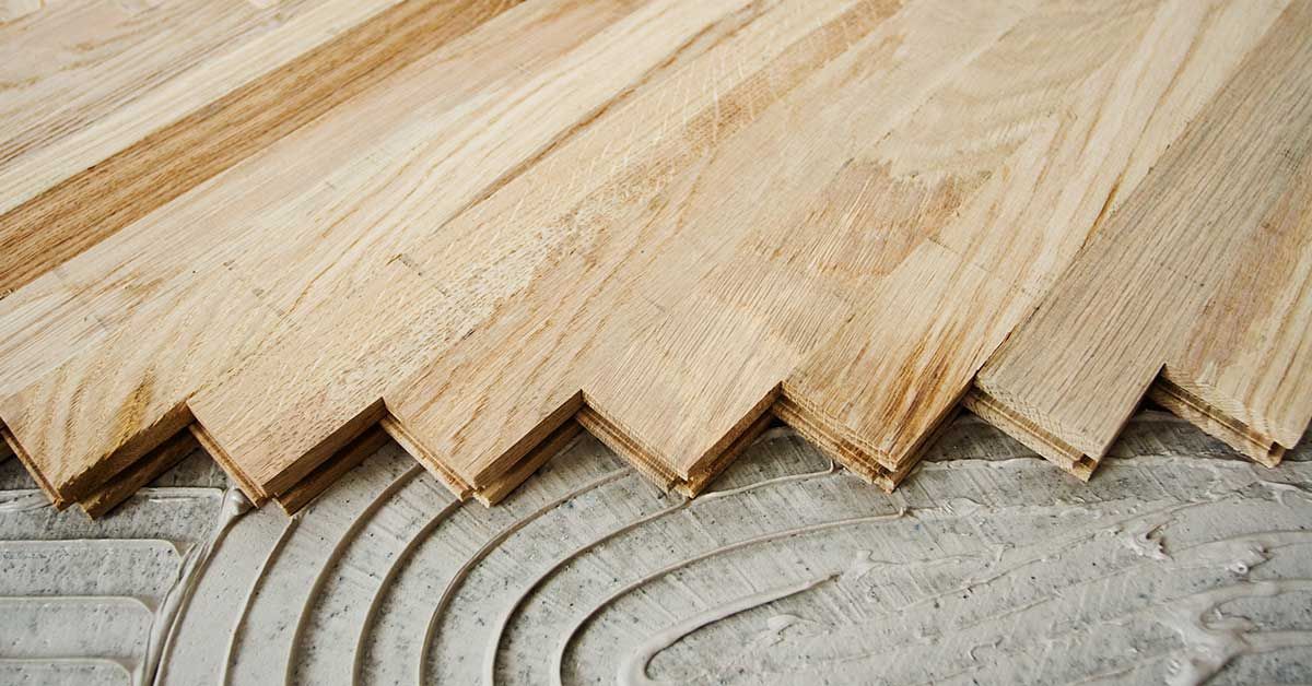 Instalación de duela de madera sólida