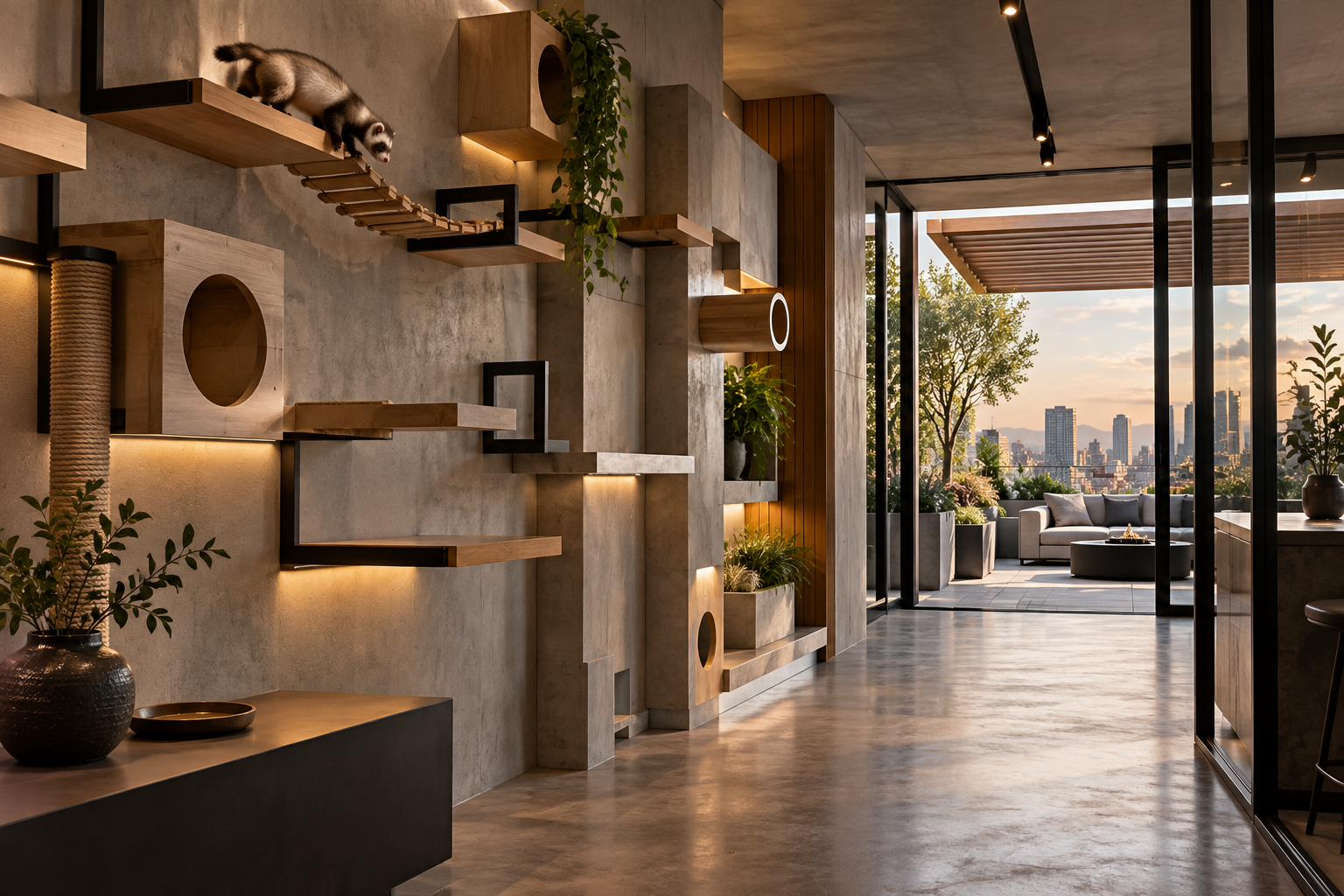 Piso vinílico LVT 5 mm Cemento de LALUR con apariencia mineral