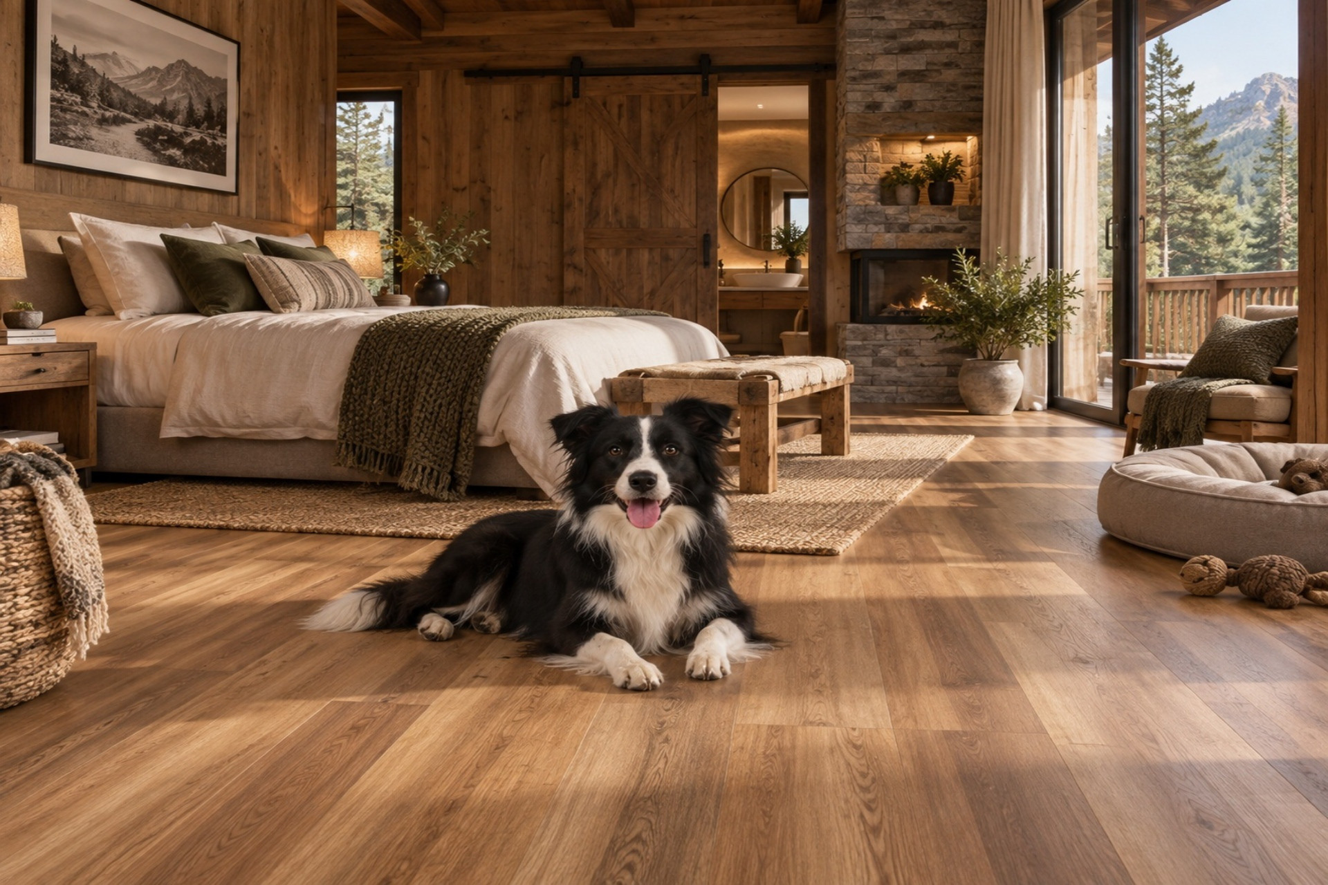 Piso vinílico LVT 3 mm Teca Brasileña inspirado en la riqueza de la teca